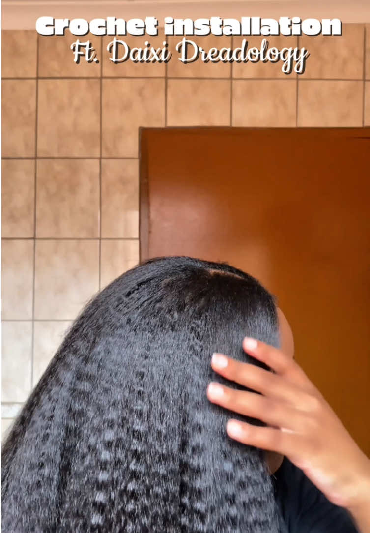 TikTok post by @mosakim.semata for Daixidreadology. Caption reads: [...] no tangles—hair goals unlocked 😍....