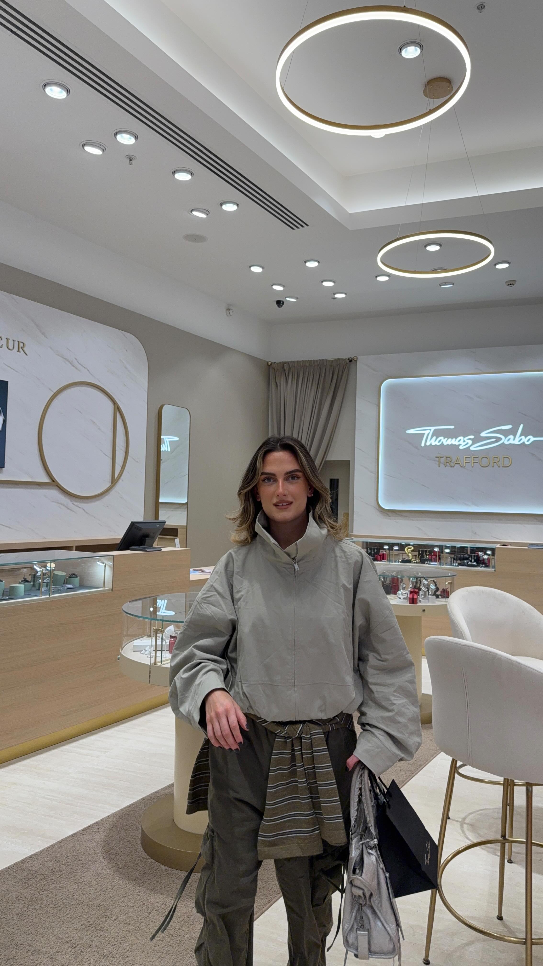 Instagram post by @ellenbrockygirl for THOMAS SABO. Caption reads: ad I went to the newly refurbished @thomassabo....