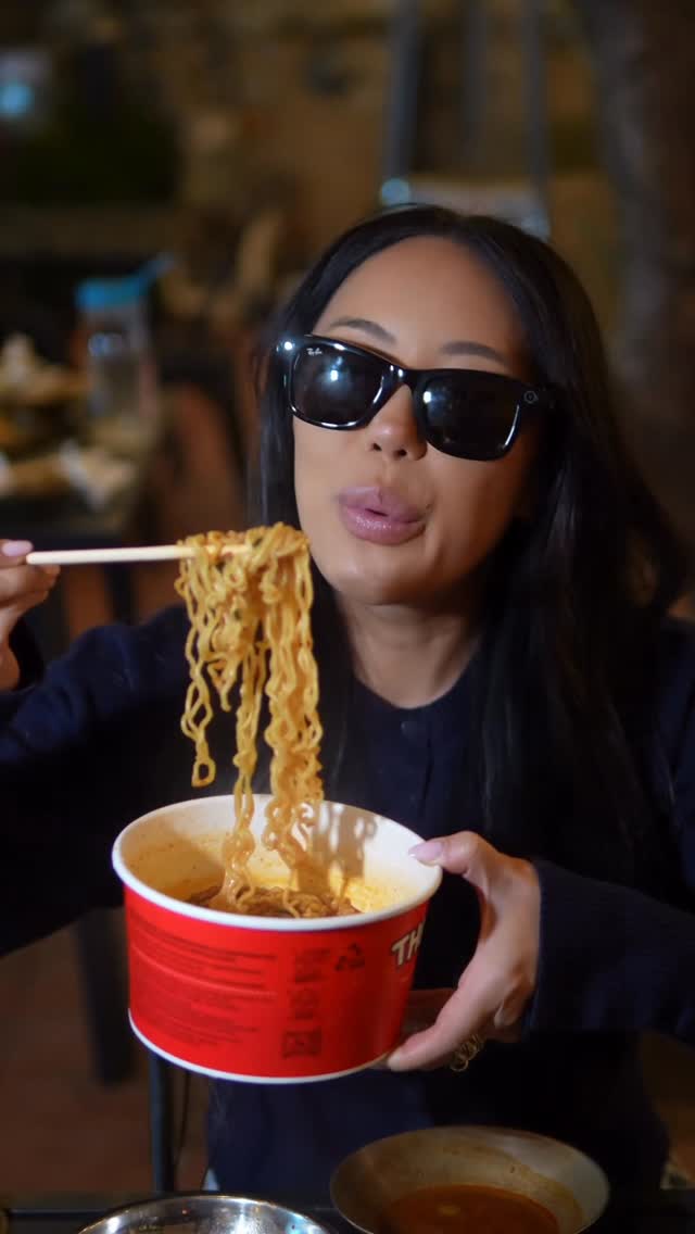 Instagram post by @ashyi for Ray-Ban. Caption reads: My Ray-Ban Meta Gen 2’s really said, “That’s not....