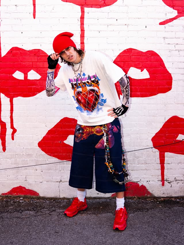 Instagram post by @troycicotte for Hibbett. Caption reads: [...] these Vday essentials at your local....