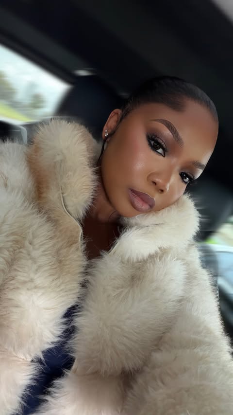 Instagram post by @amanda_mbawu for Benefit Cosmetics. Caption reads: Come get a mini face lift with me more like Brow....