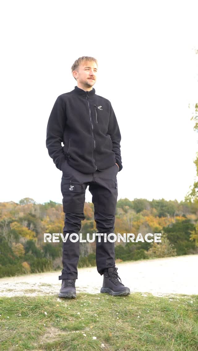 Instagram post by @rob_explorez for RevolutionRace. Caption reads: Wake up. Suit up. Head out. 🌤️

From coffee in....