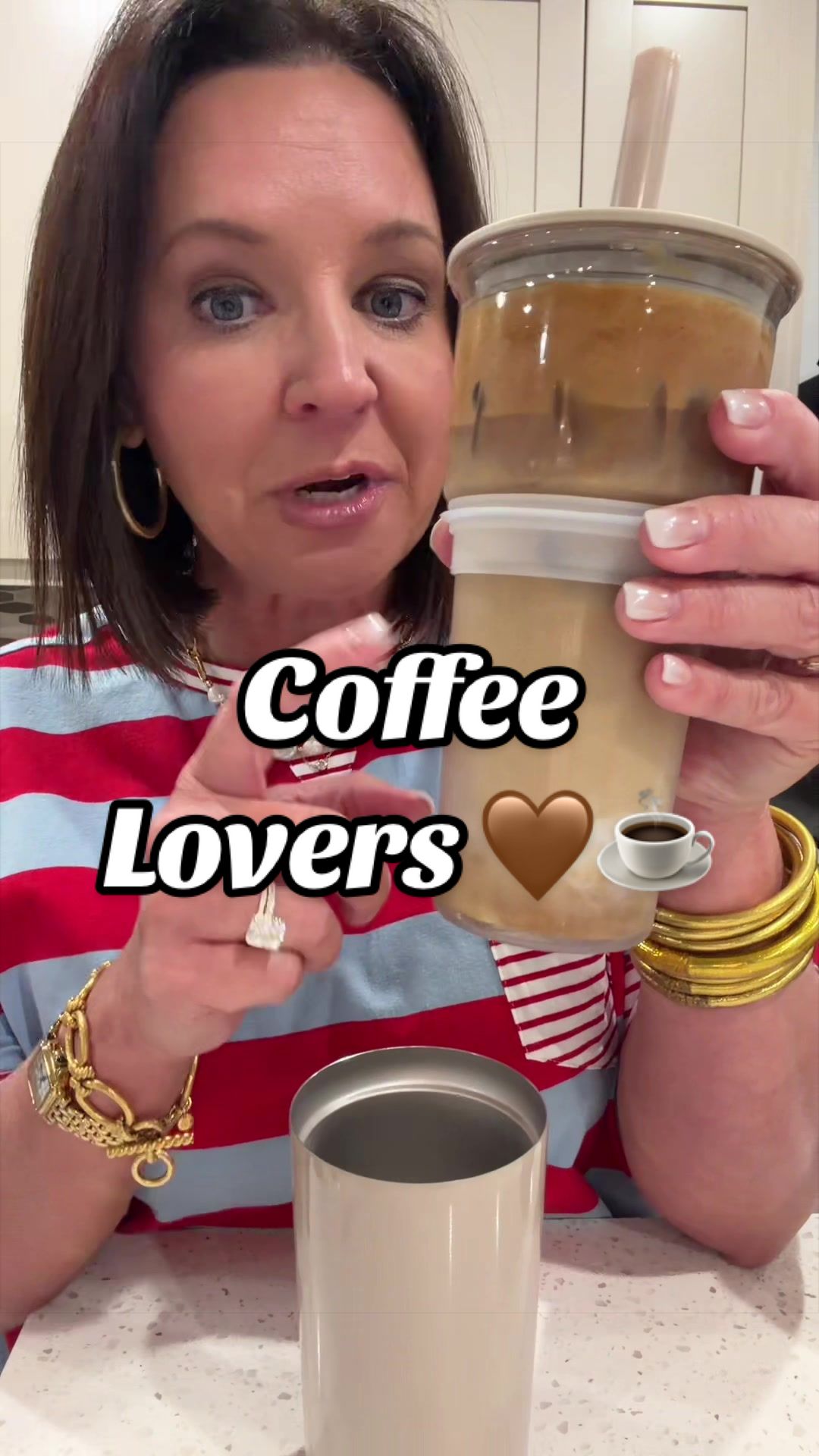TikTok post by @heda.peach for Reduce. Caption reads: @Reduce calling all iced coffee lovers!! This....