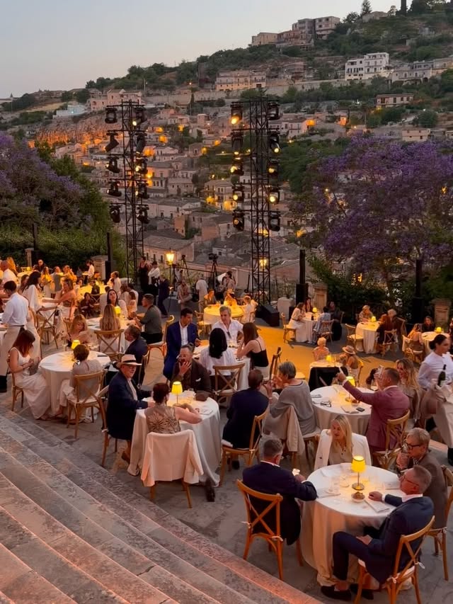 Instagram post by @nicoleo__ for Brunello Cucinelli. Caption reads: [...] Incredible days in Modica with....