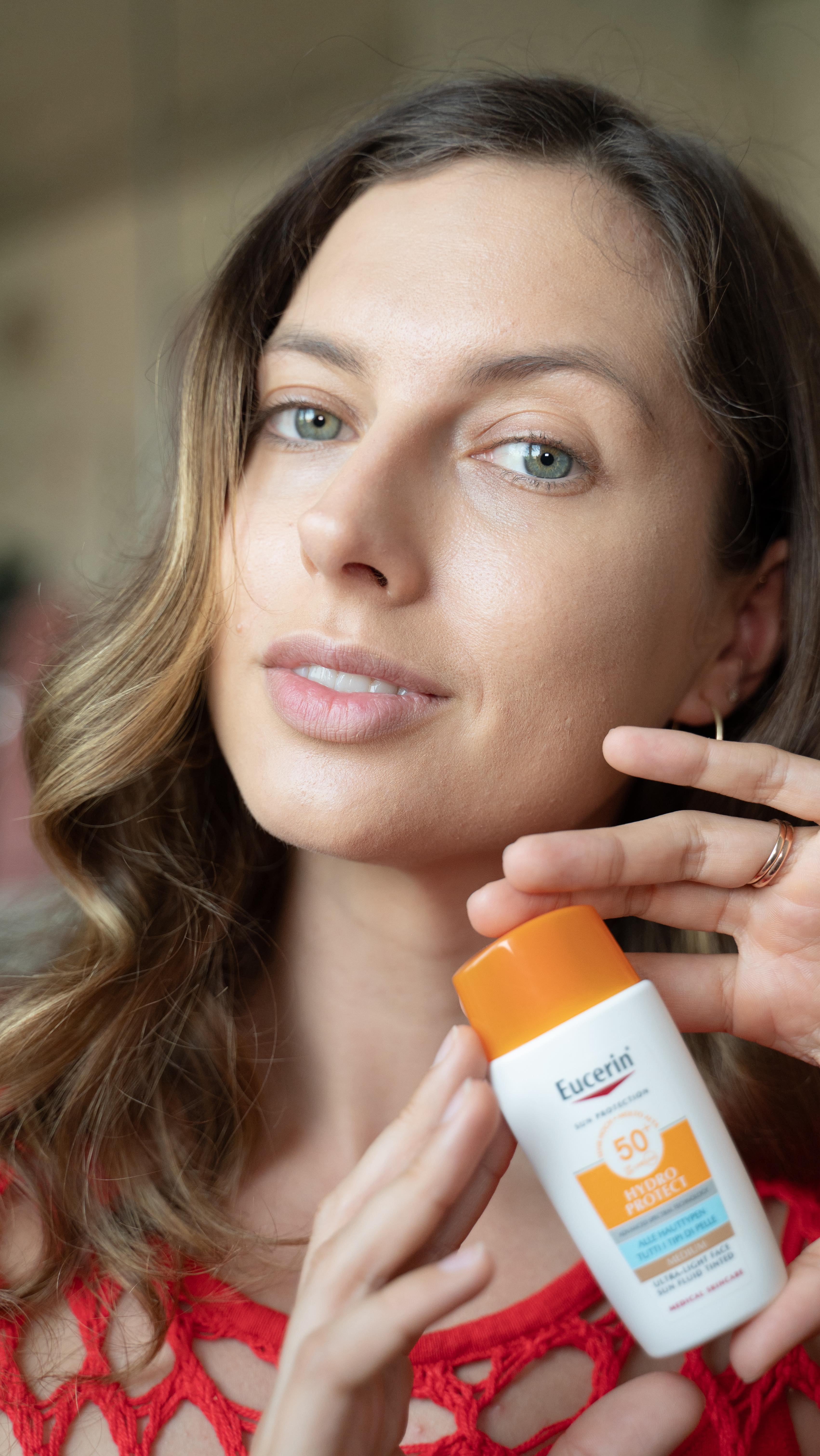 Instagram post by @sweetladylollipop for Eucerin SK. Caption reads: Na túto @eucerin_sk novinku som bola veľmi zvedavá....