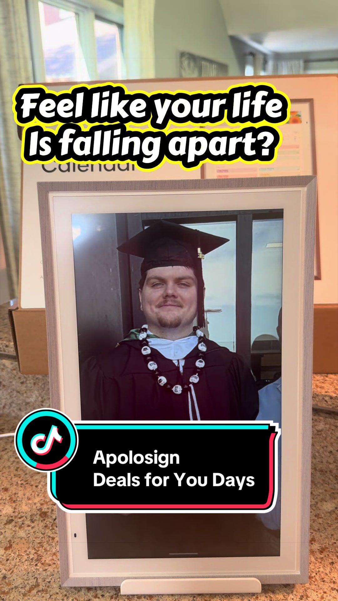 TikTok post by @bjmorris23 for Apolosign. Caption reads: [...] a Smarter, More Organized Space with....