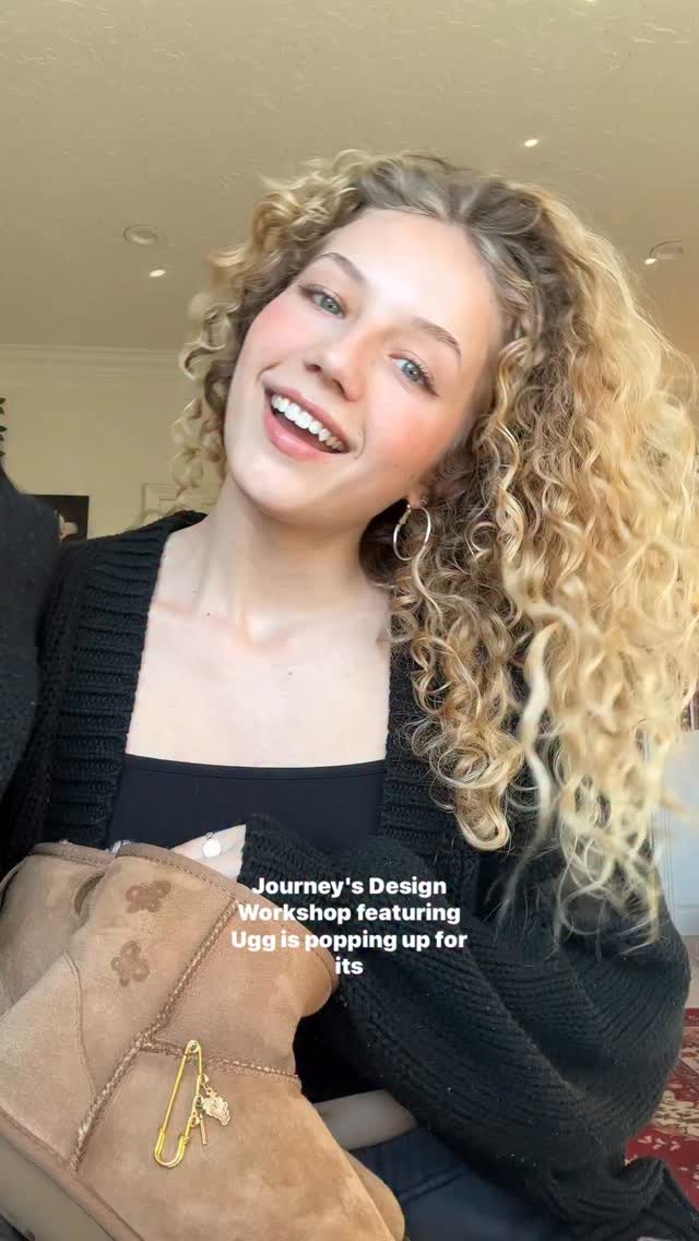 Instagram post by @indistar for Journeys. Caption reads: Find your own UGG style at journeys this....