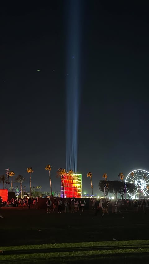 Instagram post by @call.me.england for Loop Earplugs. Caption reads: [...] have survived coachella without my....