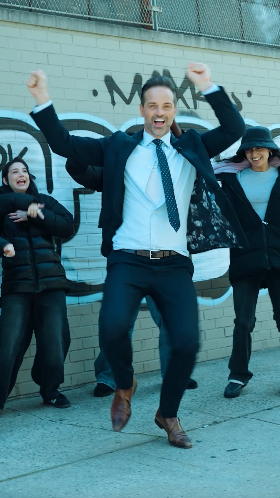 Instagram post by @nickkosir for UNIQLO. Caption reads: Is it cold? 🤷 When I wear my @uniqlo Heattech....