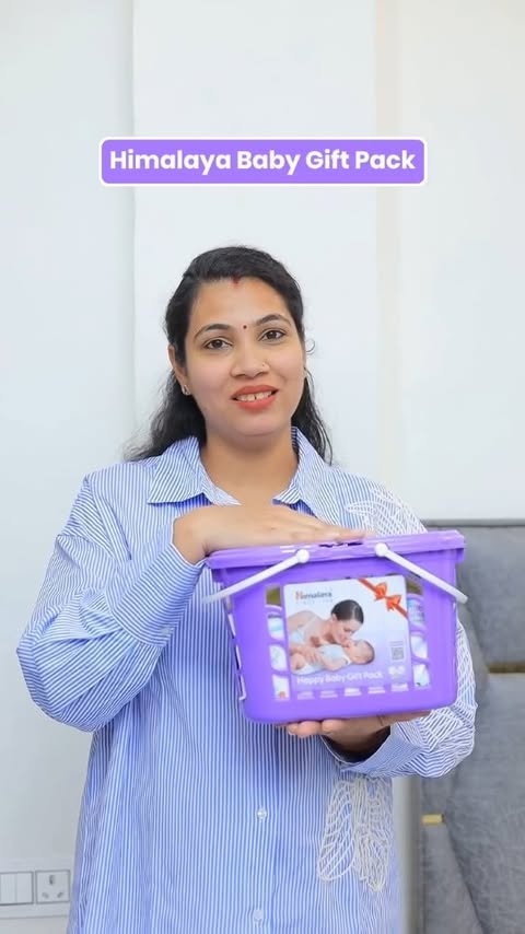 Instagram post by @itsdityaa.gupta for Himalaya Babycare. Caption reads: #ad #paidpartnership - A perfect bundle of love....