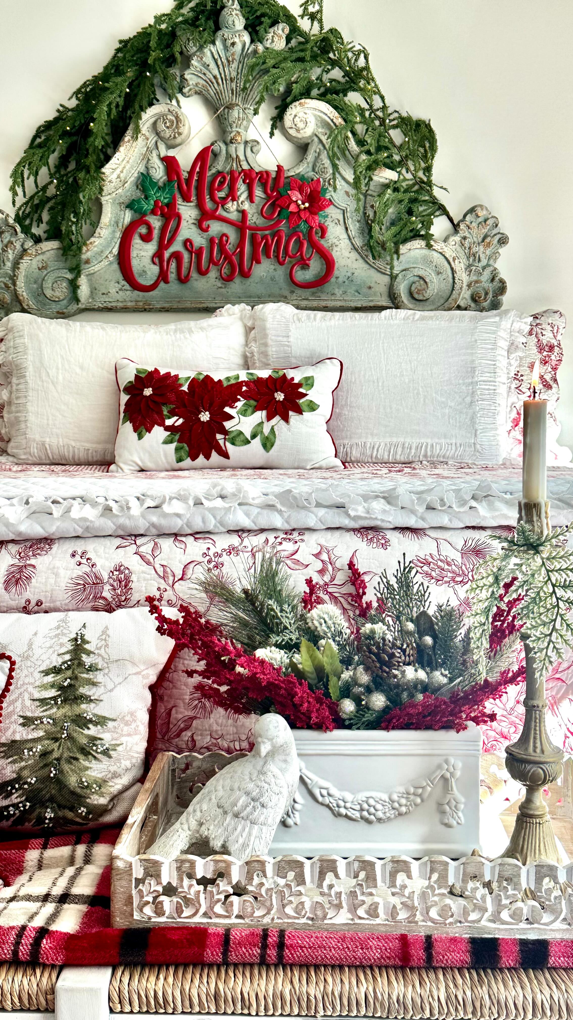 Instagram post by @frenchflairfarmhouse_ for Hobby Lobby. Caption reads: Happy Sunday! ♥️I hope your weekend has been....