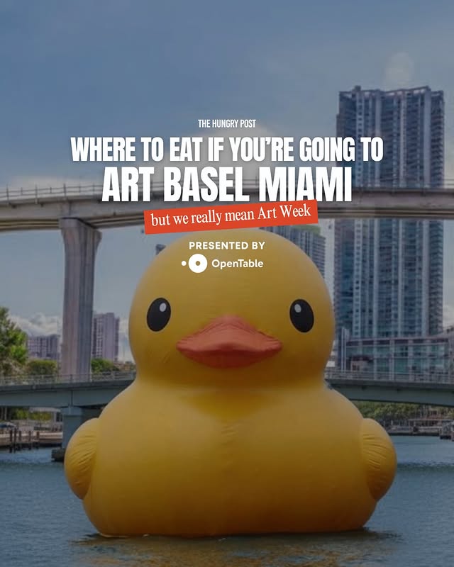 Instagram post by @thehungrypost for OpenTable. Caption reads: [...] Week is here and we’ve teamed up with....