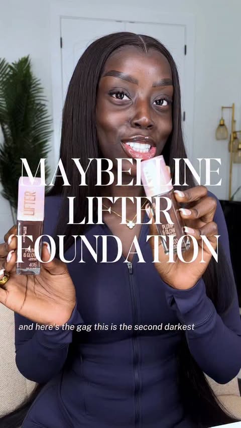 Instagram post by @golloria for Maybelline. Caption reads: MAYBE ITS @maybelline boo! the NEW Lifter Plump &....