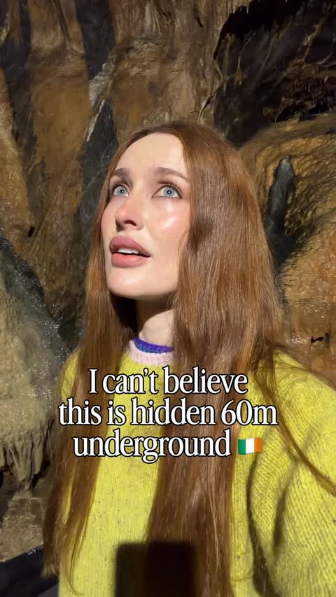 Instagram post by @rozannapurcell for Discover Ireland. Caption reads: [...] guide Sophie, fascinating tour.....