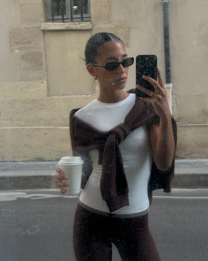 Instagram post by @moya for Adanola. Caption reads: morning rituals @adanola 🤎

ad.