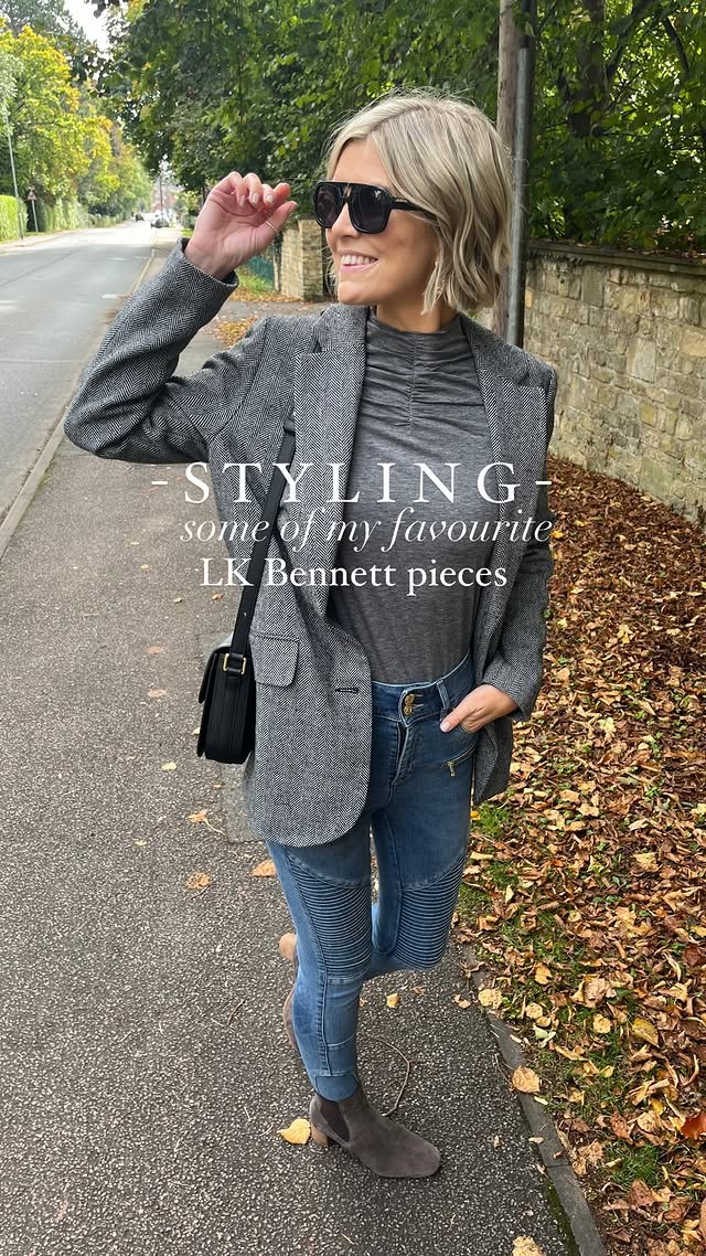 Instagram post by an influencer for LK Bennett. Caption reads: [...] of my favourite pieces from @lkbennettlondon....