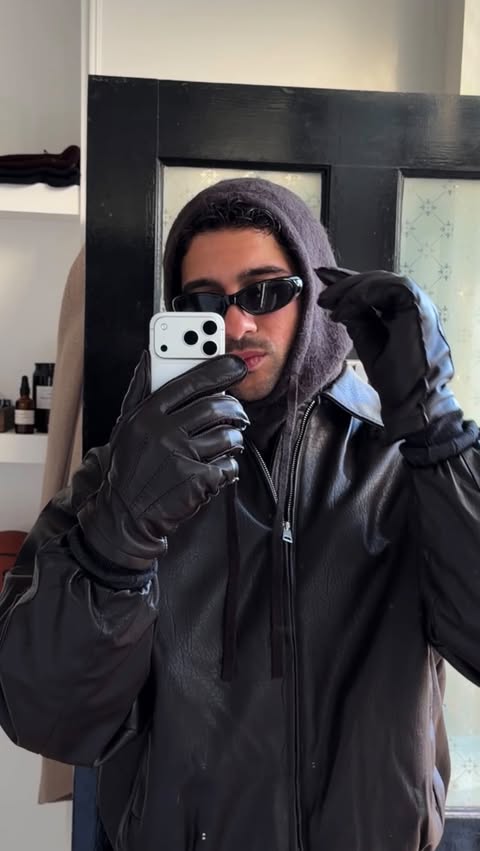 Instagram post by @marvinbrooks for ASOS. Caption reads: A hot chocolate on a cold day ❄️🇬🇧… 

Black....