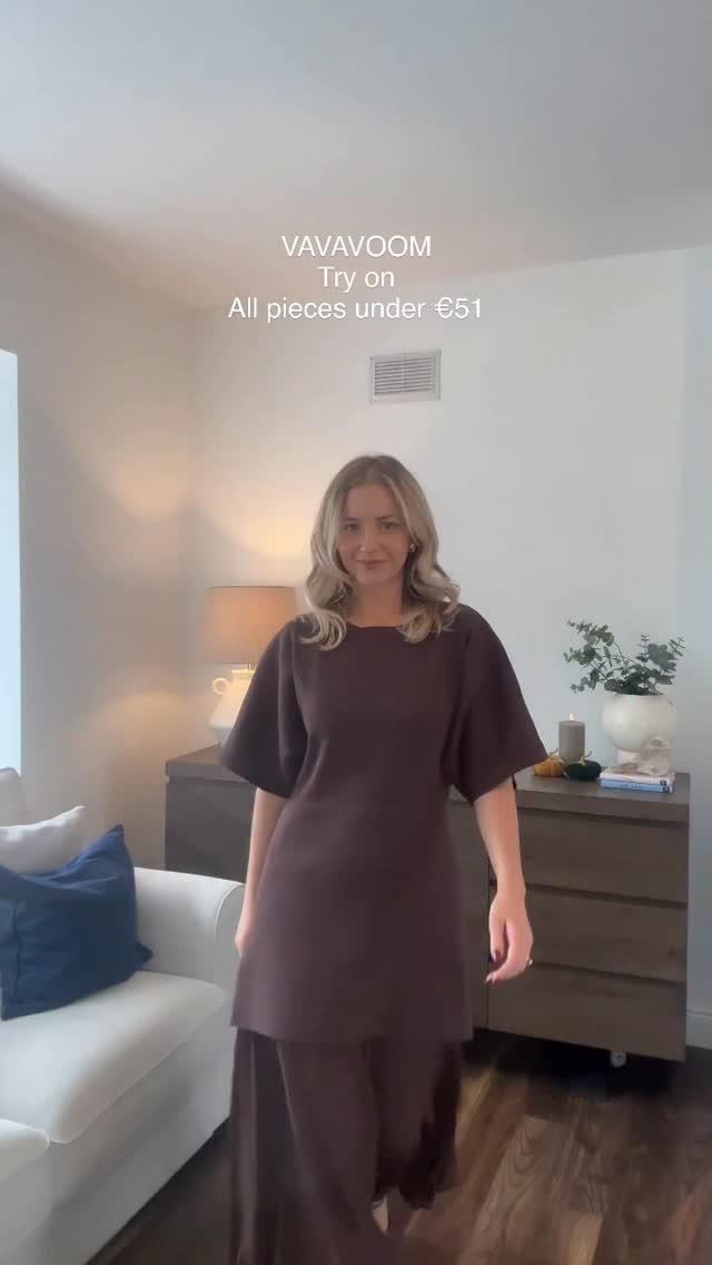 Instagram post by @amy_o_brien_ for Vavavoom. Caption reads: AD / Try On with @vavavoom_ie & Whether you’re....