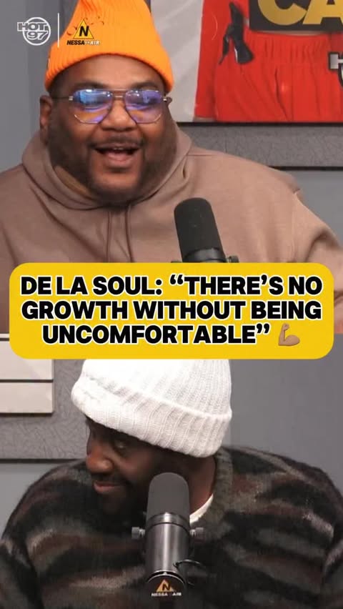 Instagram post by @plugwondelasoul for HOT 97. Caption reads: Got to get uncomfortable to grow!

Loved hearing....