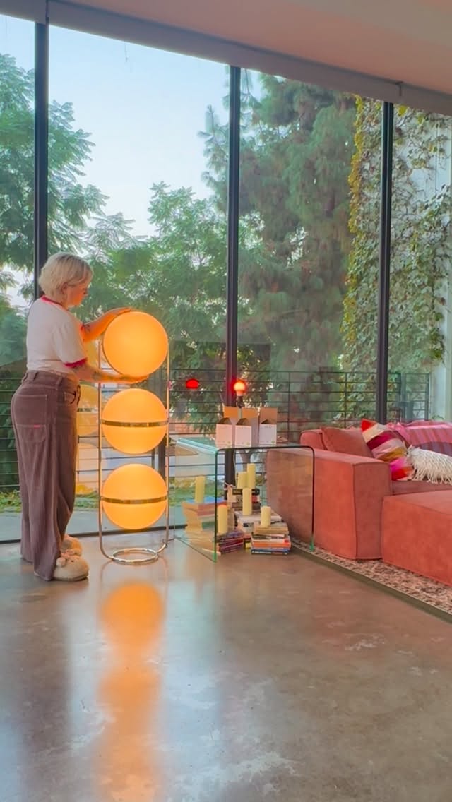 Instagram post by @christianzajicek for Residence Supply. Caption reads: Obsessed with my Rasu lamp from @residencesupply....