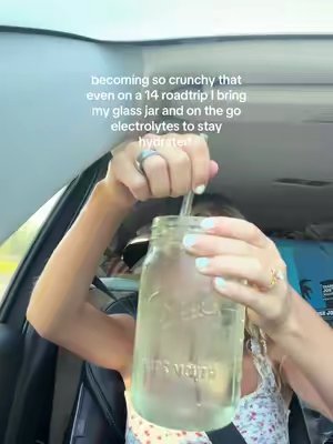 TikTok post by @gloshappymoments for Buoy. Caption reads: [...] to keep healthy habits! These flavorless....