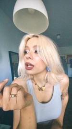 Instagram post by @weronika_bociag for Inglot. Caption reads: + te cienie ze Stars po kilku godzinach zbierają....