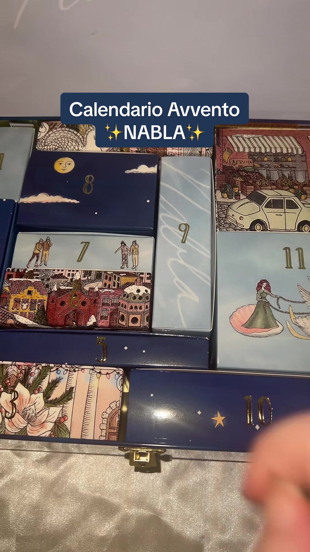 TikTok post by @marhsmakeup for NABLA Cosmetics. Caption reads: [...] #MakeupTok #BeautyTok @NABLA Cosmetics.
