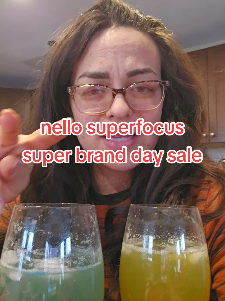 TikTok post by @imsteffierosettshop for drinknello. Caption reads: stock up while its on sale and save @Nello....