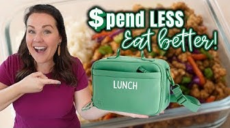 YouTube post by @FeedingtheByrds for RMS Beauty. Caption reads: 5 Delicious Lunches That Save Time & Money! | Stop....