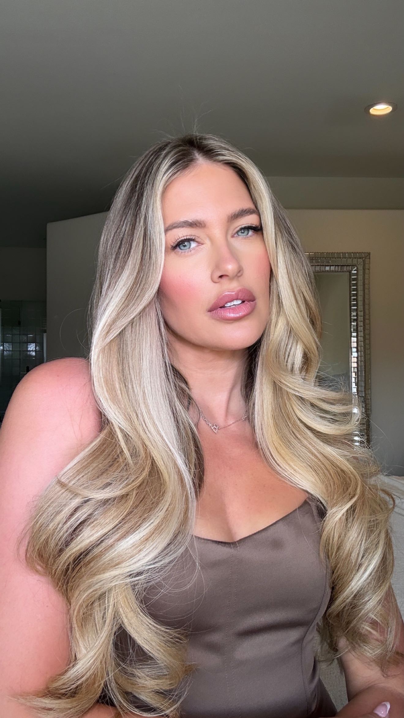 Instagram post by @thebarbieblank for Ofra Cosmetics. Caption reads: April’s @ipsy drop did not come to play—this face....