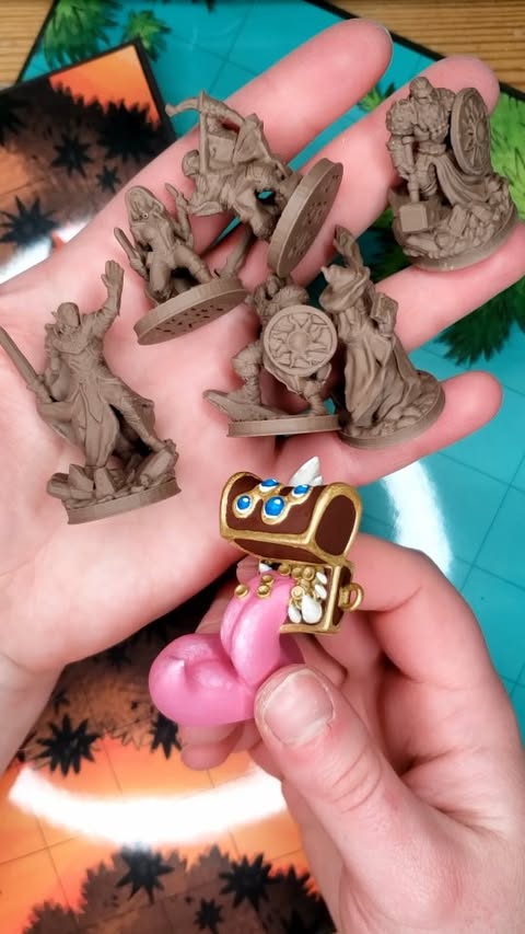 Instagram post by @witchhazeldice for Bambu Lab. Caption reads: [...] support the channel. 💙 Thank you to....