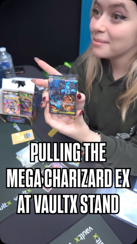 Instagram post by @collectors_showcase for Vault X. Caption reads: I partnered with @vaultxhq for a pack battle....