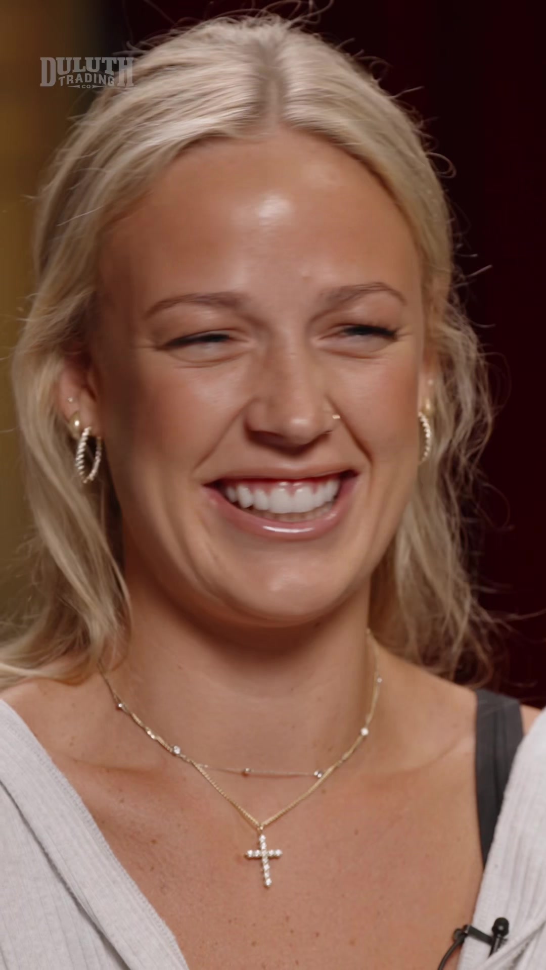 TikTok post by @calebpressley for Duluth Trading Company. Caption reads: [...] CUNNINGHAM 🍨 presented by @Duluth Trading....