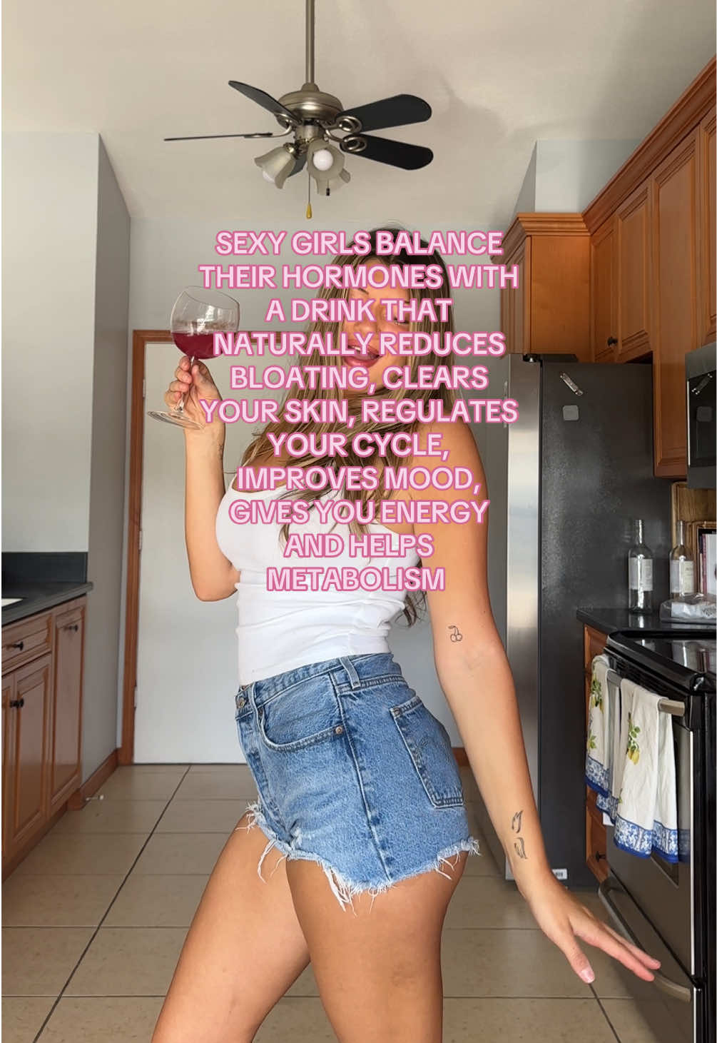 TikTok post by @breckemmaa for Milamend. Caption reads: [...] #pcos #vitaminsforwomen #milamend @Milamend.