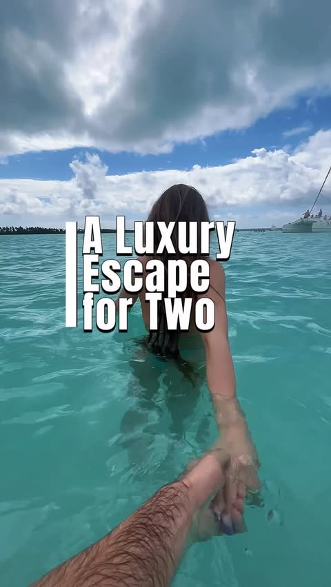 Instagram post by @_blerinamuca__ for Luxury Escapes. Caption reads: [...] waiting for you. 💡 Why book with Luxury....