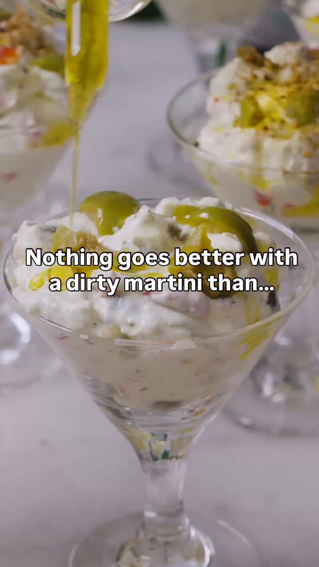 Instagram post by @bcais for Delish. Caption reads: Shaken, stirred… and now scooped 🍸 This Dirty....