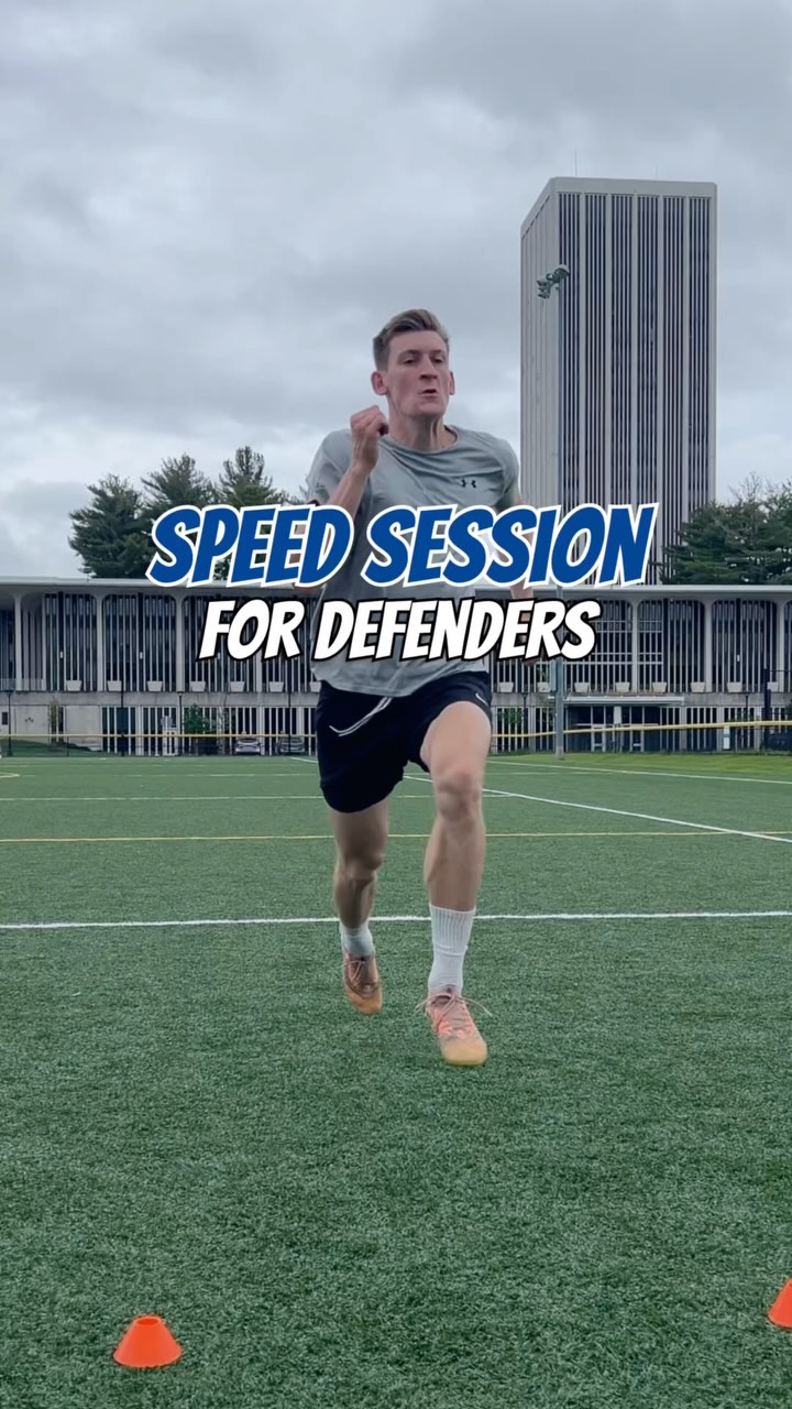Instagram post by @cooket5training for VKTRY Gear. Caption reads: Speed Session For Defenders 

If you’re a defender....