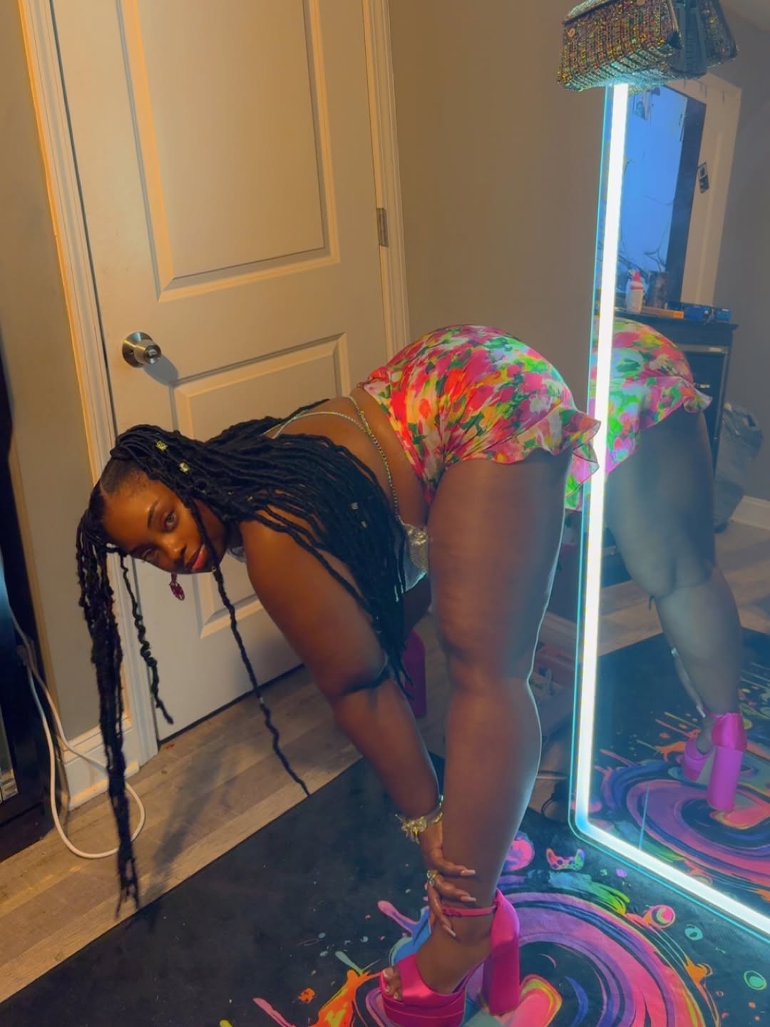 Instagram post by @loving_rj04 for 1800 Contacts. Caption reads: #Gifted #TiktokPartner #TaurusGirl♉️....