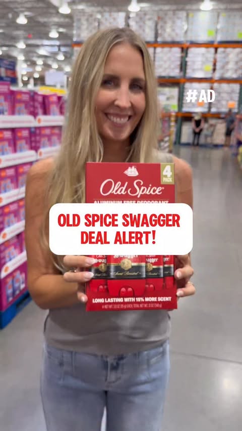 Instagram post by @costcoguide for Old Spice. Caption reads: [...] alert‼️ Run to @costco and grab this....