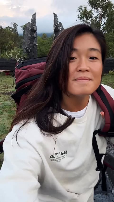 Instagram post by @melanie.sylim for Matador Equipment. Caption reads: [...] you live in Bali — shoutout to....