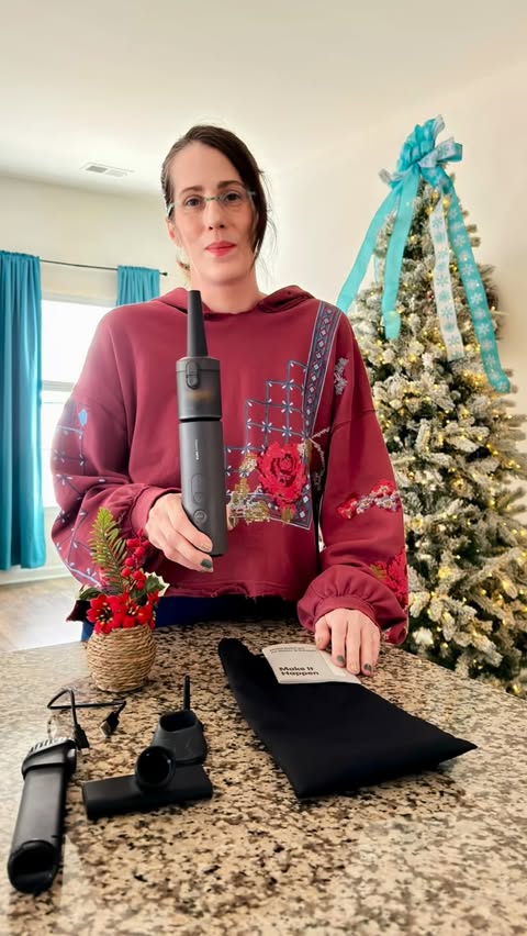 Instagram post by @greeneclecticmama for HOTO Tools. Caption reads: #ad Since July my daily cleaning hack for messes....