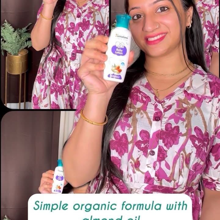 Instagram post by @muskanvijaysoni19 for Himalaya Babycare. Caption reads: #Ad Gentle care from nature’s best. Keep your....