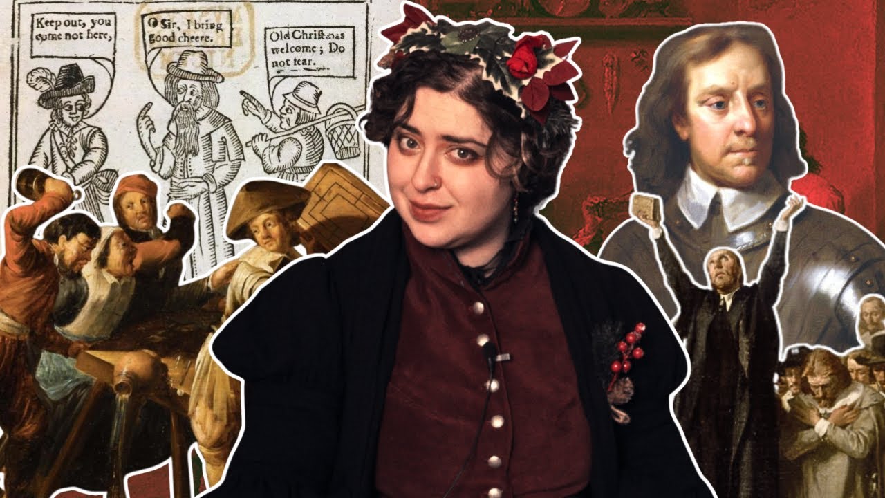 YouTube post by @KazRowe for B&H Photo Video. Caption reads: The Time Christmas Was Cancelled and Riots Ensued.