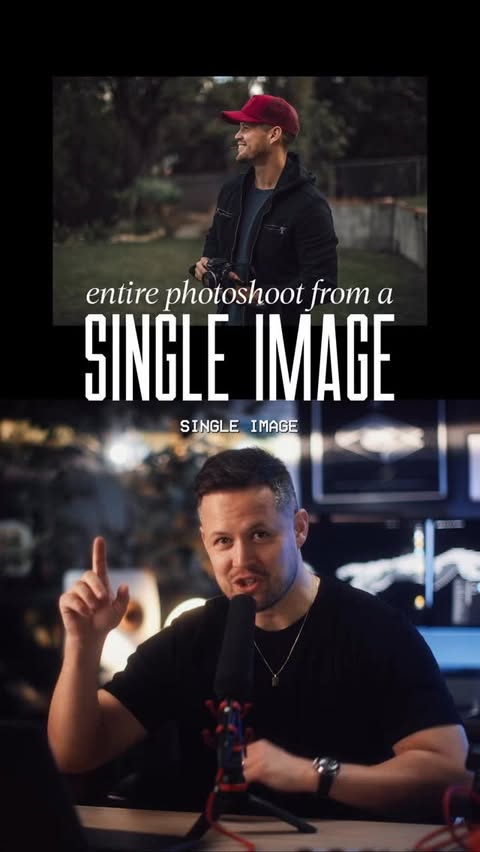 Instagram post by @rpn for Freepik. Caption reads: [...] then turn them into an orbit shot using....