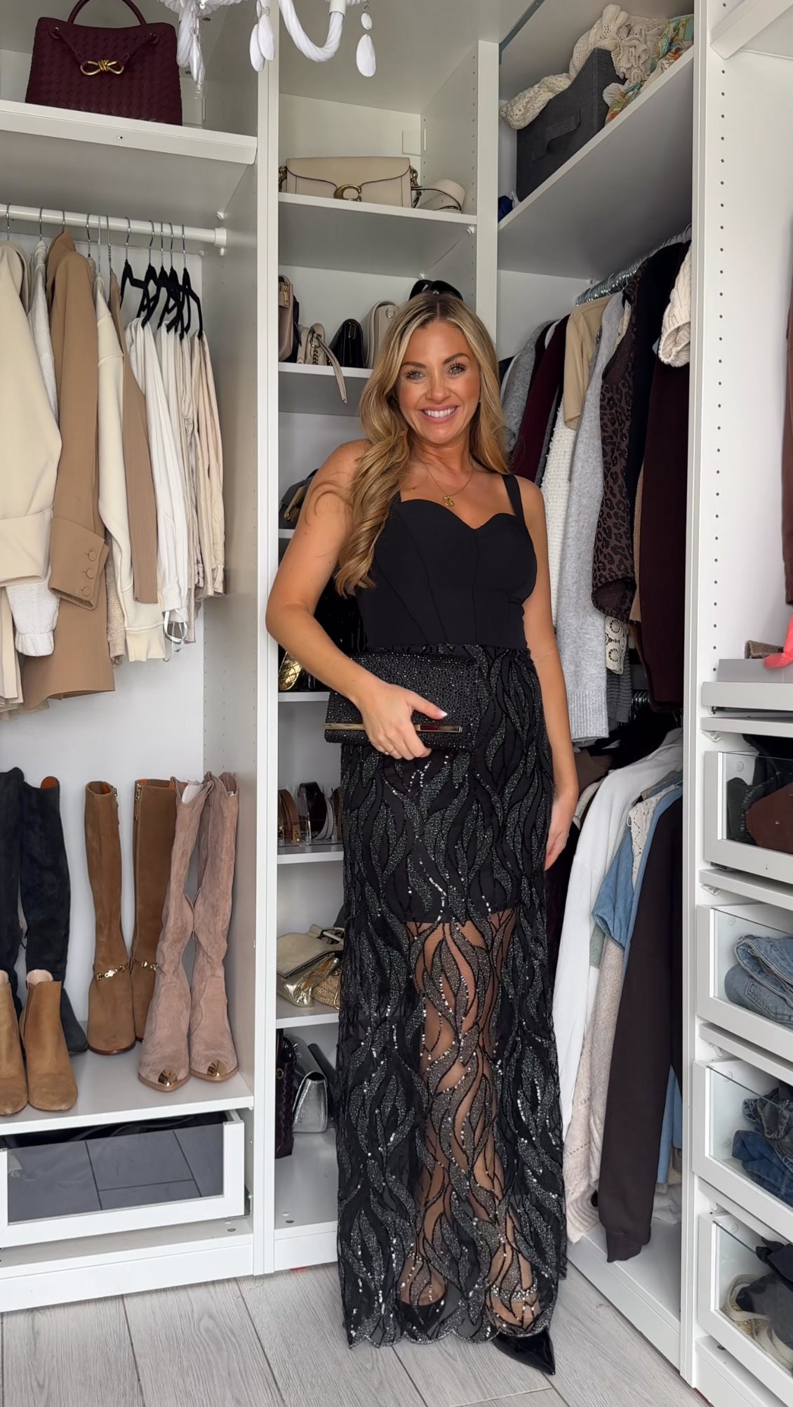 Instagram post by @laurajfarr for Lipsy London. Caption reads: Help needed! I fell in love with these three....