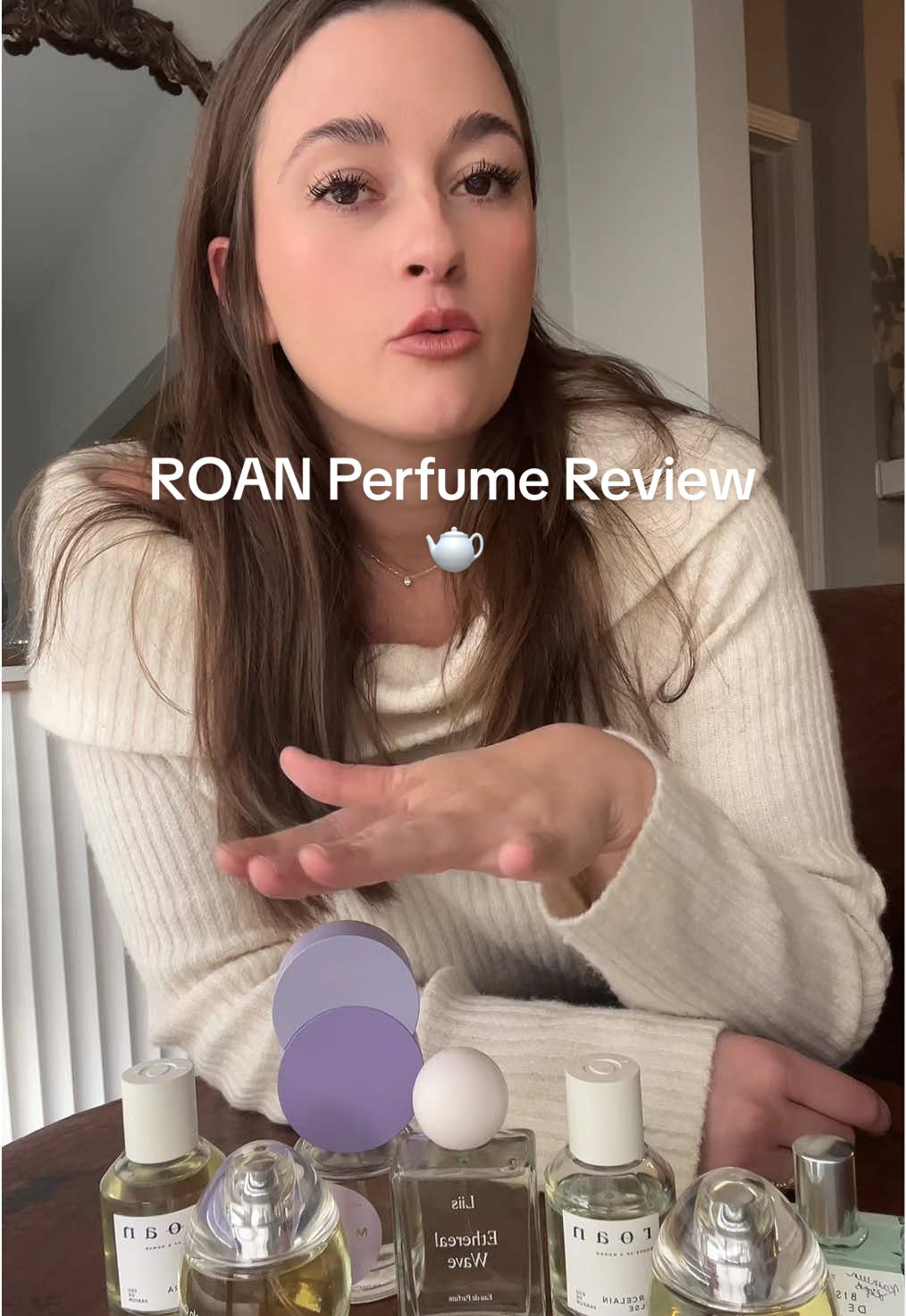 TikTok post by @perfumewithemily for So Avant Garde. Caption reads: [...]  Can use “PERFUMEMILY10” on any So Avant....