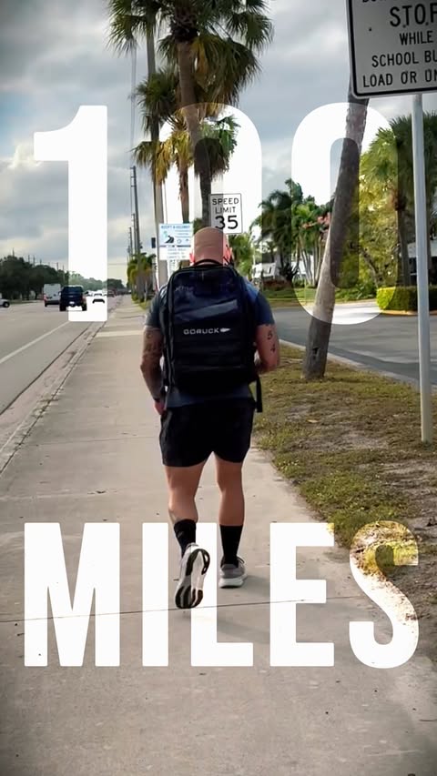 Instagram post by @darustrong for Marek Health. Caption reads: 100 miles. No excuses.

This week, world-class....