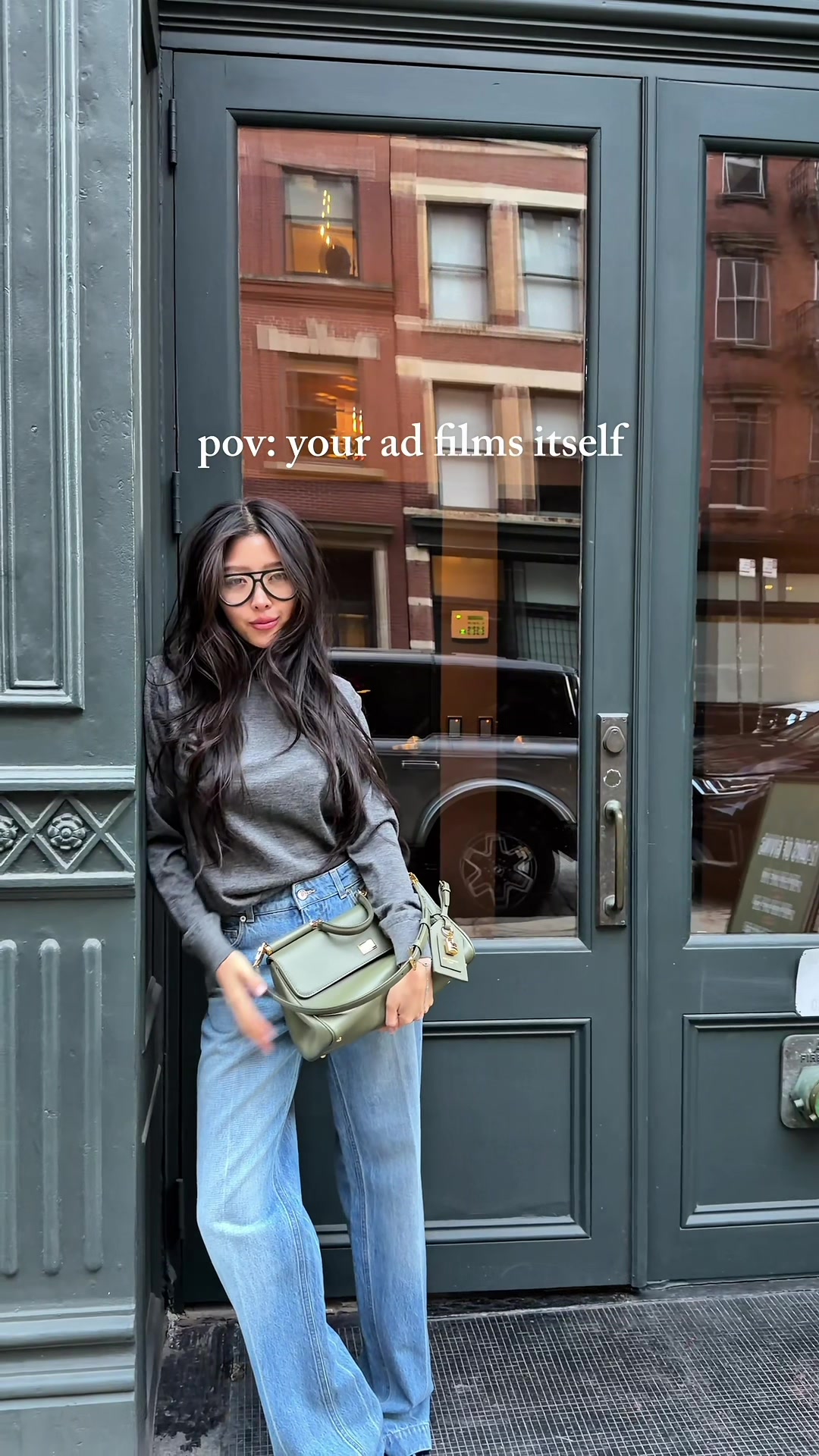 TikTok post by @skyelarchase for Dolce&Gabbana. Caption reads: me and my Sicily bag @Dolce&Gabbana #MySicilyBag....