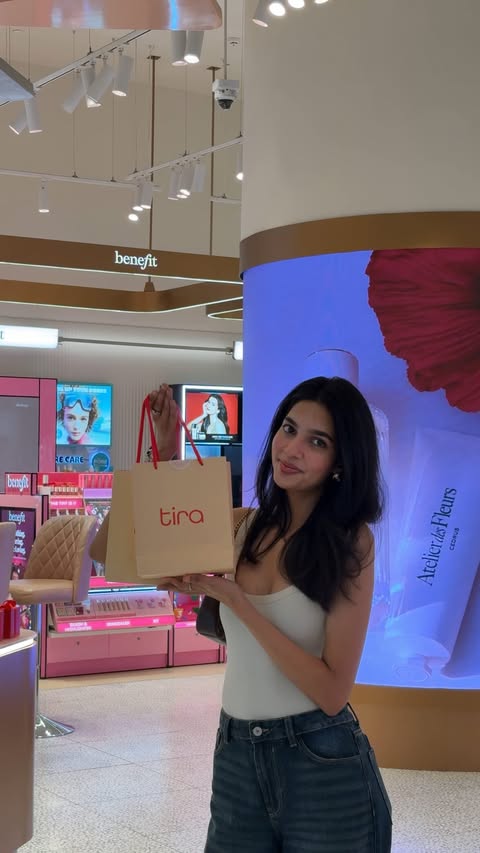 Instagram post by @50shadesofgargi for rabanne. Caption reads: POV: You walk into Tira and Santa actually hands....