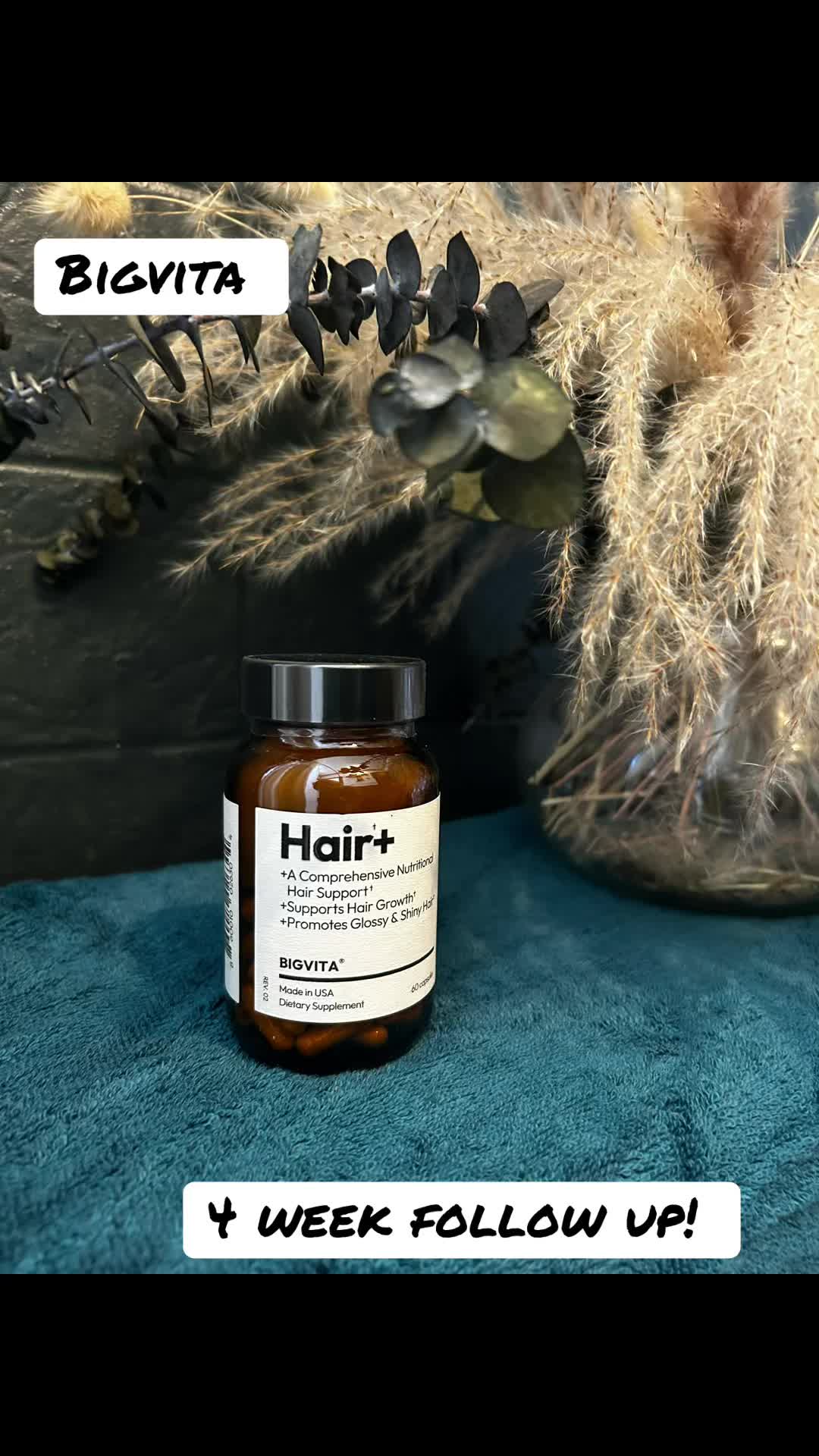 TikTok post by @theraven2024 for Bigvita. Caption reads: [...] That’s when I discovered Hair+ by BIGVITA—a....